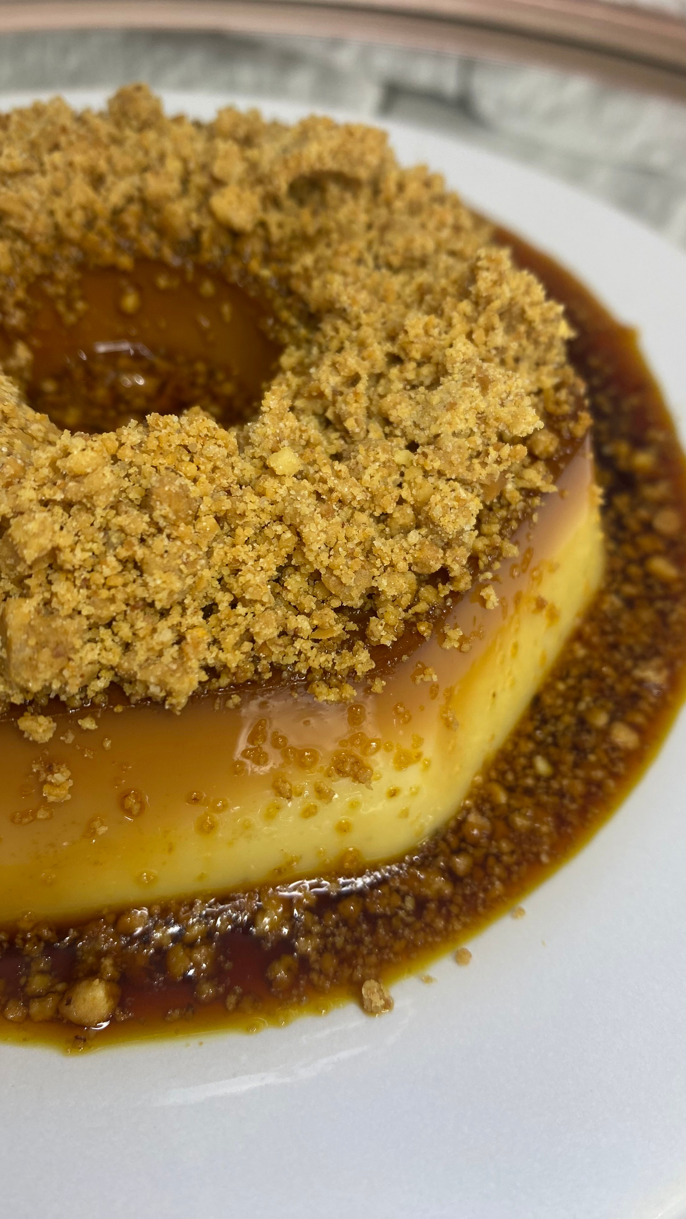 Pudim sabor Paçoca