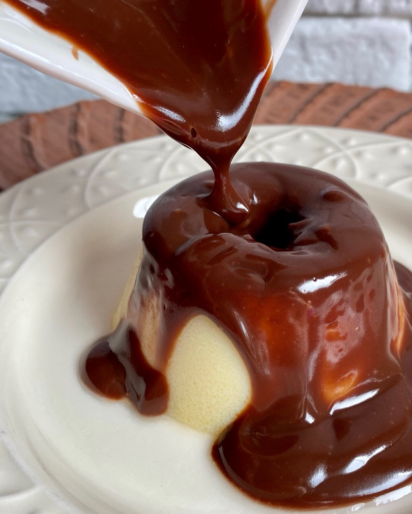 Pudim Ninho com Nutella